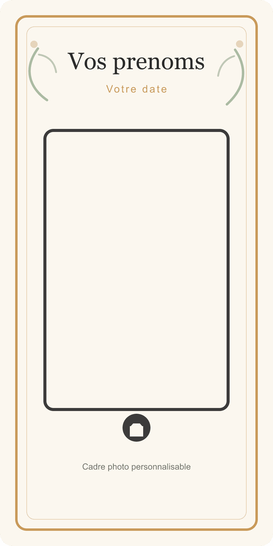 Template photobooth mariage
